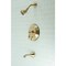 Kingston Brass KB36370AL Tub and Shower Faucet, Brushed Brass KB36370AL - alternate 2